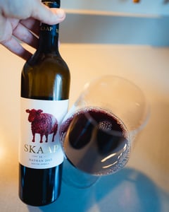 Five value wines selected by Wijnadvies presented on a table