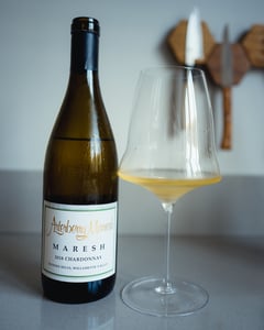 Bottle of Arterberry Maresh Chardonnay 2018 from the Dundee Hills, Oregon
