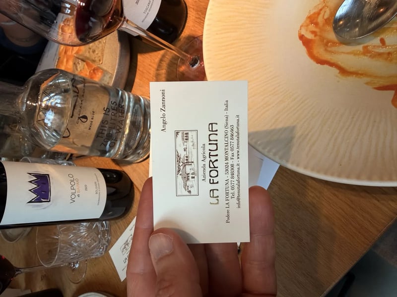 La Fortuna Brunello di Montalcino 2021 in the glass