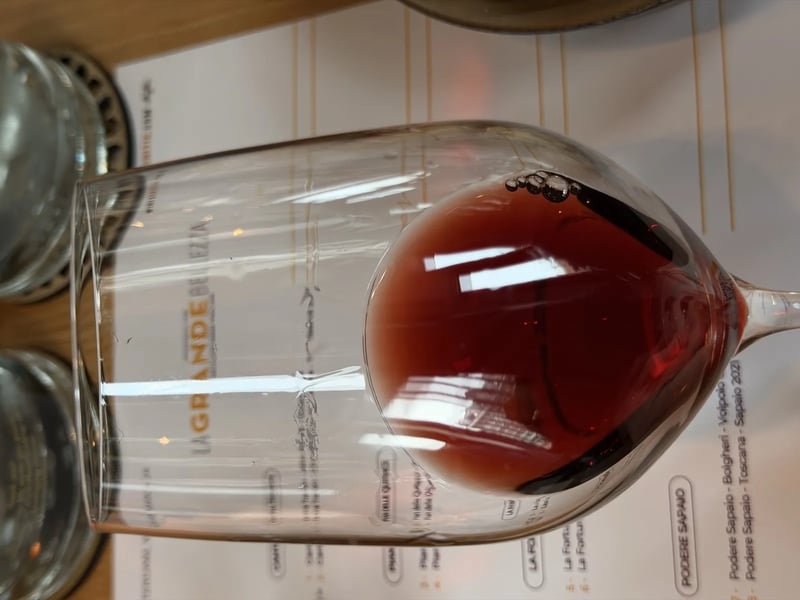 Pian delle Querci Brunello Riserva 2020 in the glass
