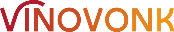 VinoVonk logo, dark version